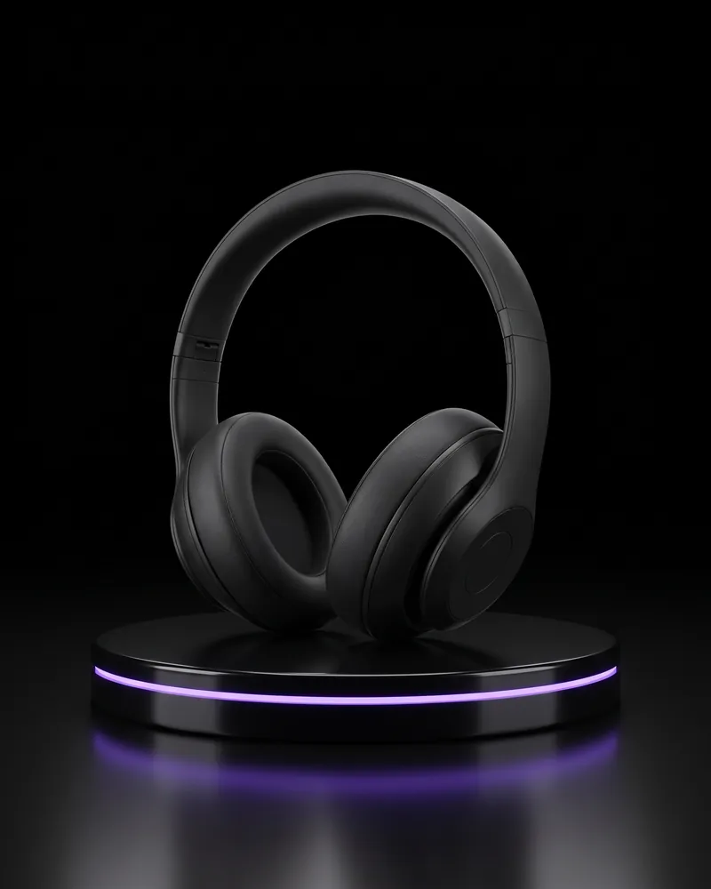 Illustration of a product turntable