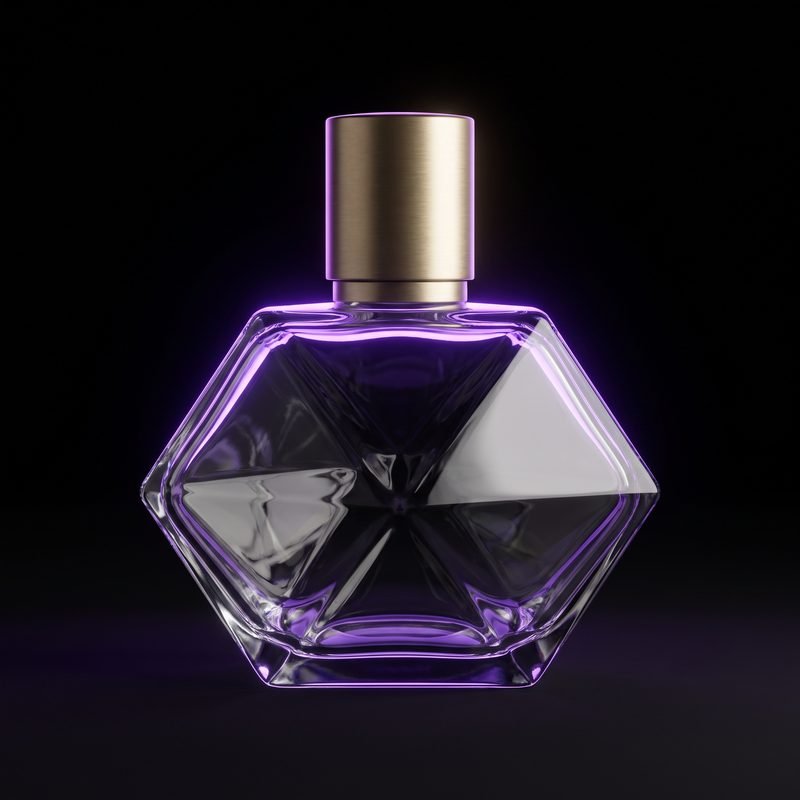Illustration: the finished render of the bottle