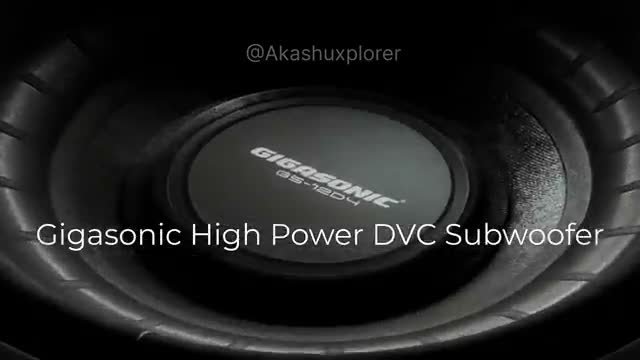 Gigasonic — Product film, Speaker